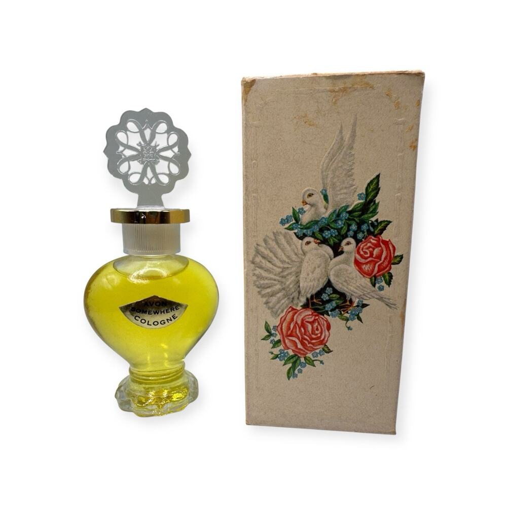 Vtg Avon Somewhere Cologne .5 oz 1960s New Old Stock